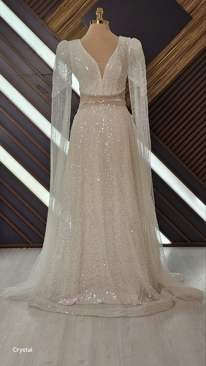 Classy sequence  Wedding Dress